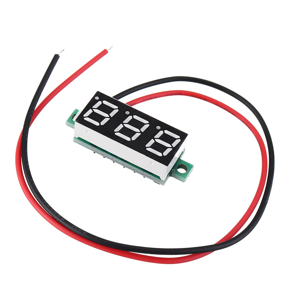 Geekcreit® 0.28 Inch 2.5V-30V Mini Digital Volt Meter Voltage Tester Two Line Voltmeter — view 3
