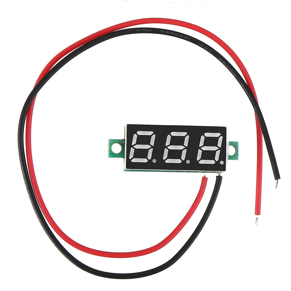 Geekcreit® 0.28 Inch 2.5V-30V Mini Digital Volt Meter Voltage Tester Two Line Voltmeter — view 7