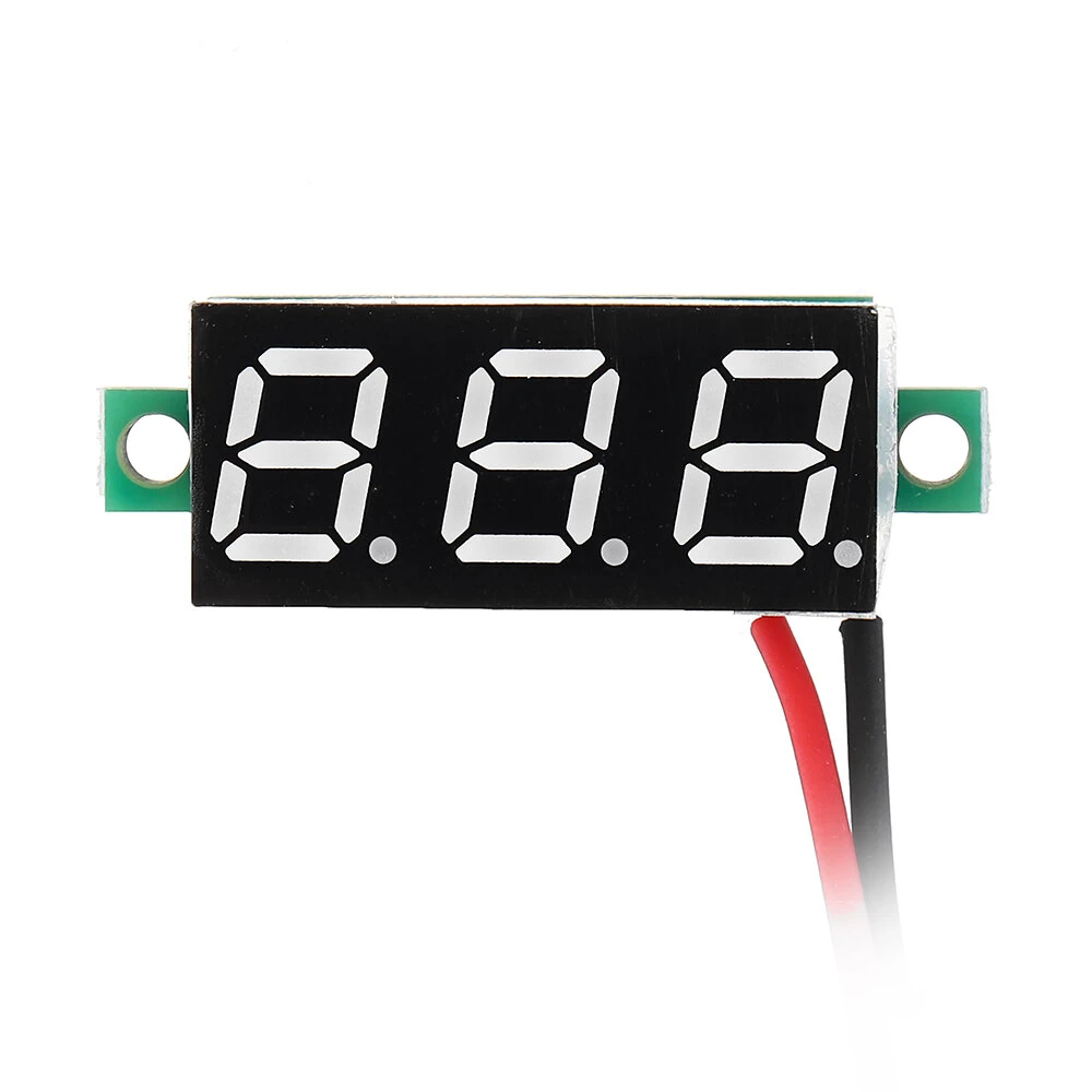 Geekcreit® 0.28 Inch 2.5V-30V Mini Digital Volt Meter Voltage Tester Two Line Voltmeter — view 9