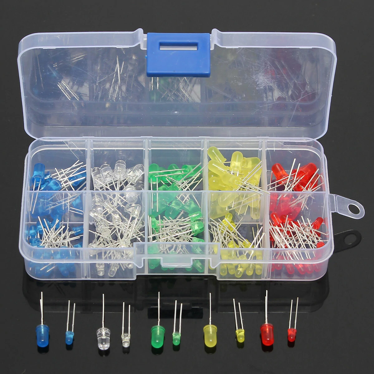 Geekcreit® 375pcs 3MM 5MM LED Light-emitting Diode Beads Resistance Lights Kits Bulb Lamp — view 2