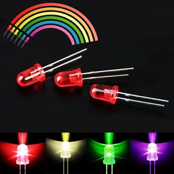 Geekcreit® 375pcs 3MM 5MM LED Light-emitting Diode Beads Resistance Lights Kits Bulb Lamp — view 4