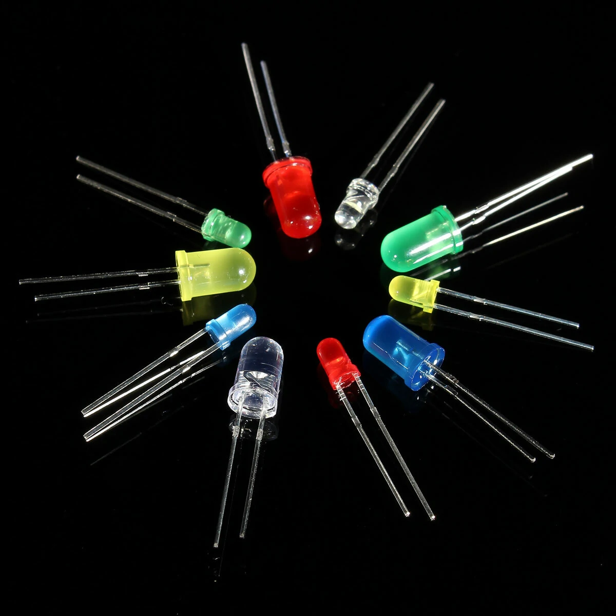 Geekcreit® 375pcs 3MM 5MM LED Light-emitting Diode Beads Resistance Lights Kits Bulb Lamp — view 9