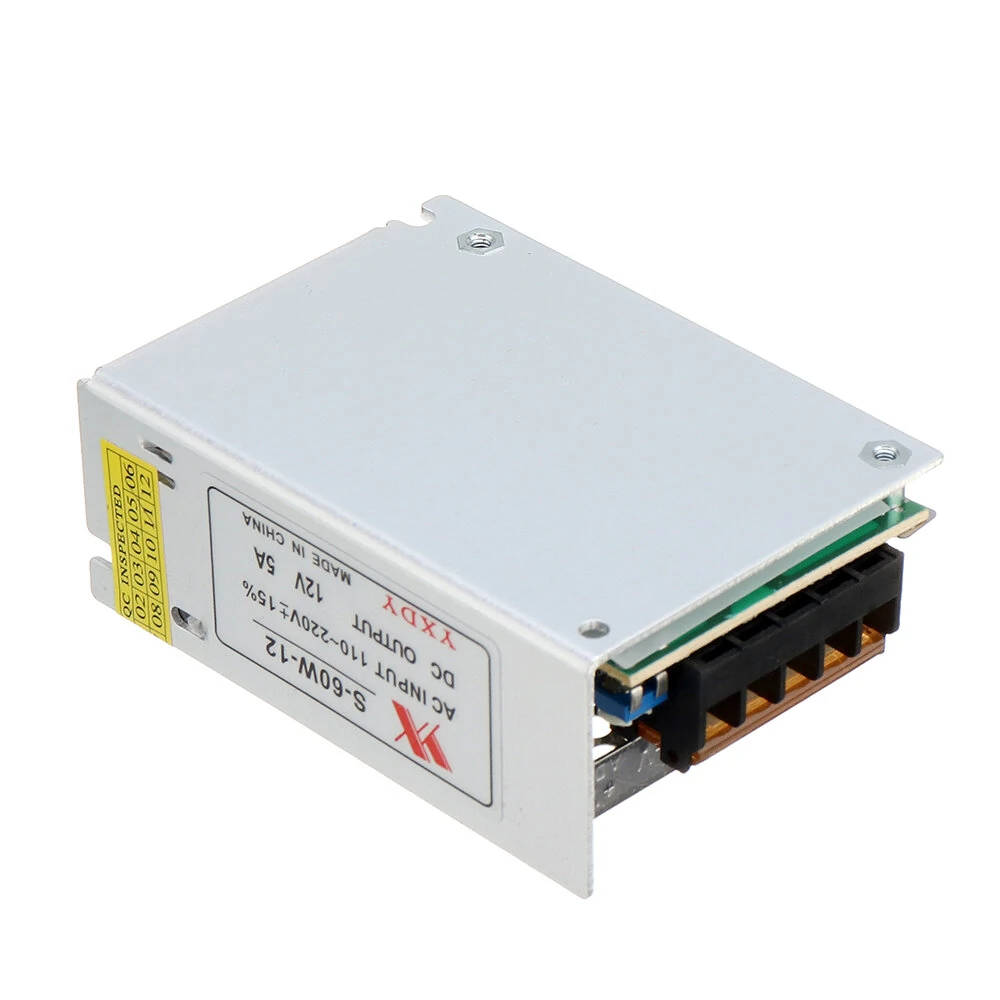 Geekcreit® AC 100-240V to DC 12V 5A 60W Switching Power Supply Module Driver Adapter LED Strip Light — view 10