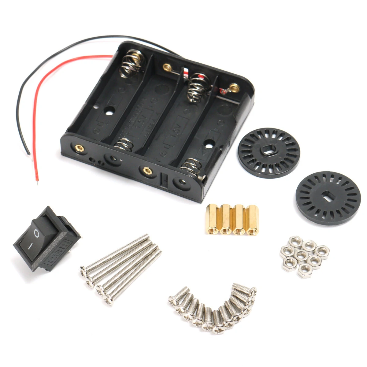 Geekcreit® DIY L298N 2WD Ultrasonic Smart Tracking Moteur Robot Car Kit — view 3