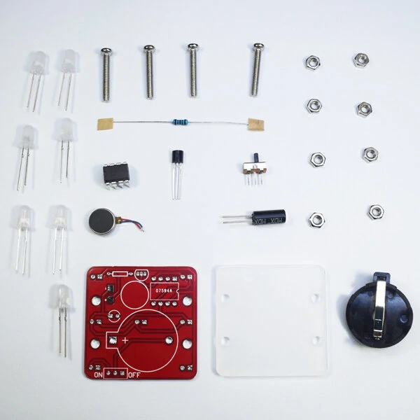 Geekcreit® DIY Shaking LED Dice Kit With Small Vibration Motor — view 11