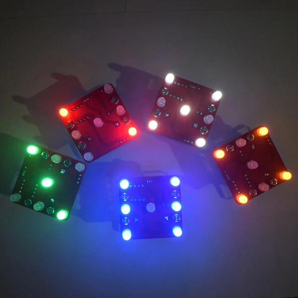Geekcreit® DIY Shaking LED Dice Kit With Small Vibration Motor — view 4