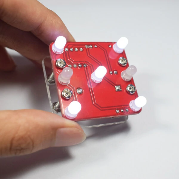Geekcreit® DIY Shaking LED Dice Kit With Small Vibration Motor — view 9