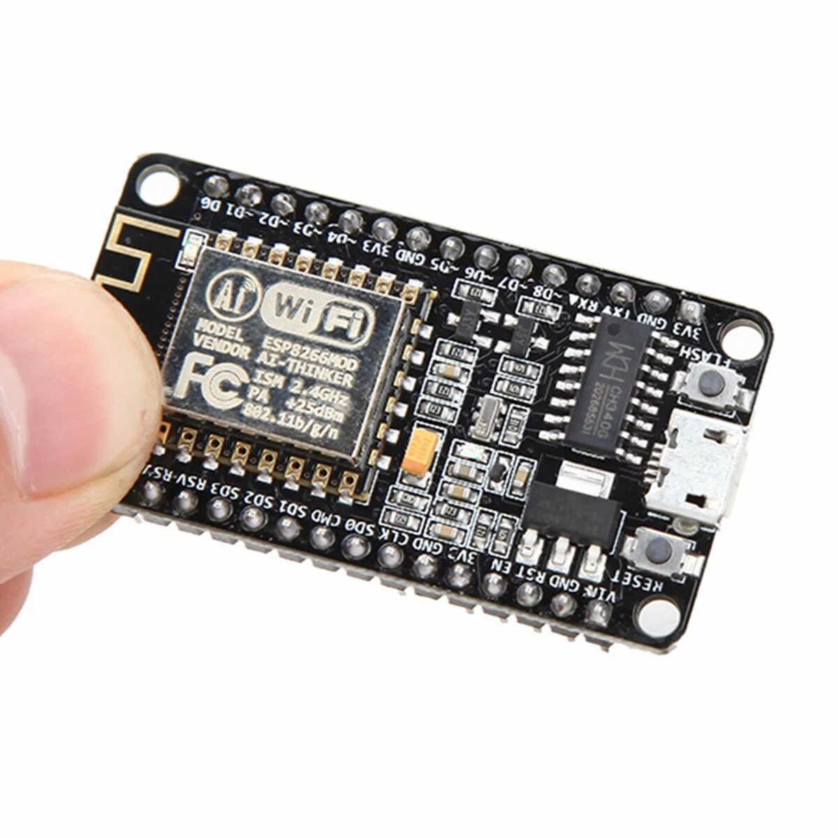 Geekcreit® NodeMcu Lua ESP8266 ESP-12F WIFI Development Board — view 4