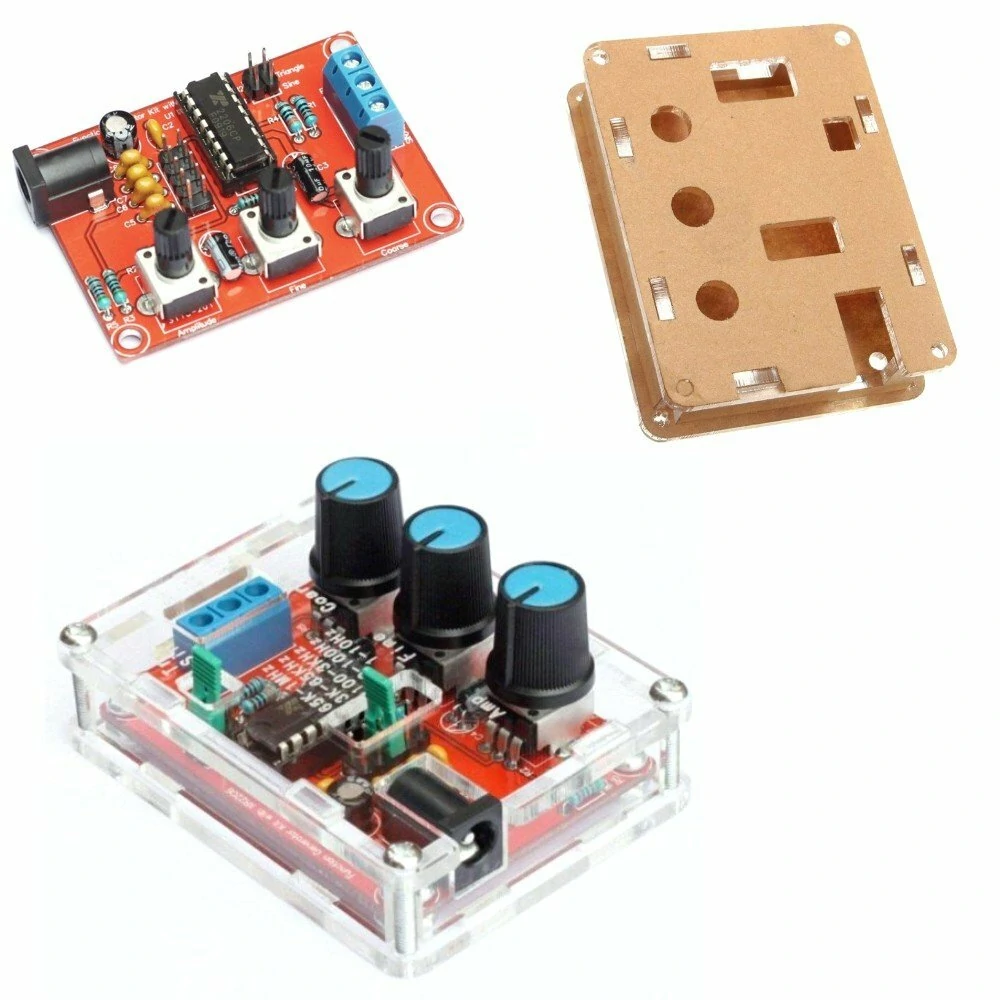 Geekcreit® XR2206 Function Signal Generator DIY Kit Sine Triangle Square Output 1HZ-1MHZ — view 3