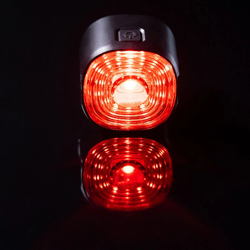 GIYO Bicycle Intelligent Brake Tail Light IP66 Waterproof 6 Light Modes Type-C High Brightness Bike Rear Light — view 5