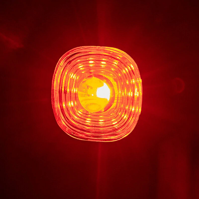 GIYO Bicycle Intelligent Brake Tail Light IP66 Waterproof 6 Light Modes Type-C High Brightness Bike Rear Light — view 6