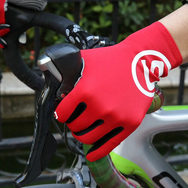 Giyo Wind Breaking Cycling Full Finger Gloves Touch Screen Anti-slip Bicycle Fabric Mittens MTB Road Bike Long Glove — view 9