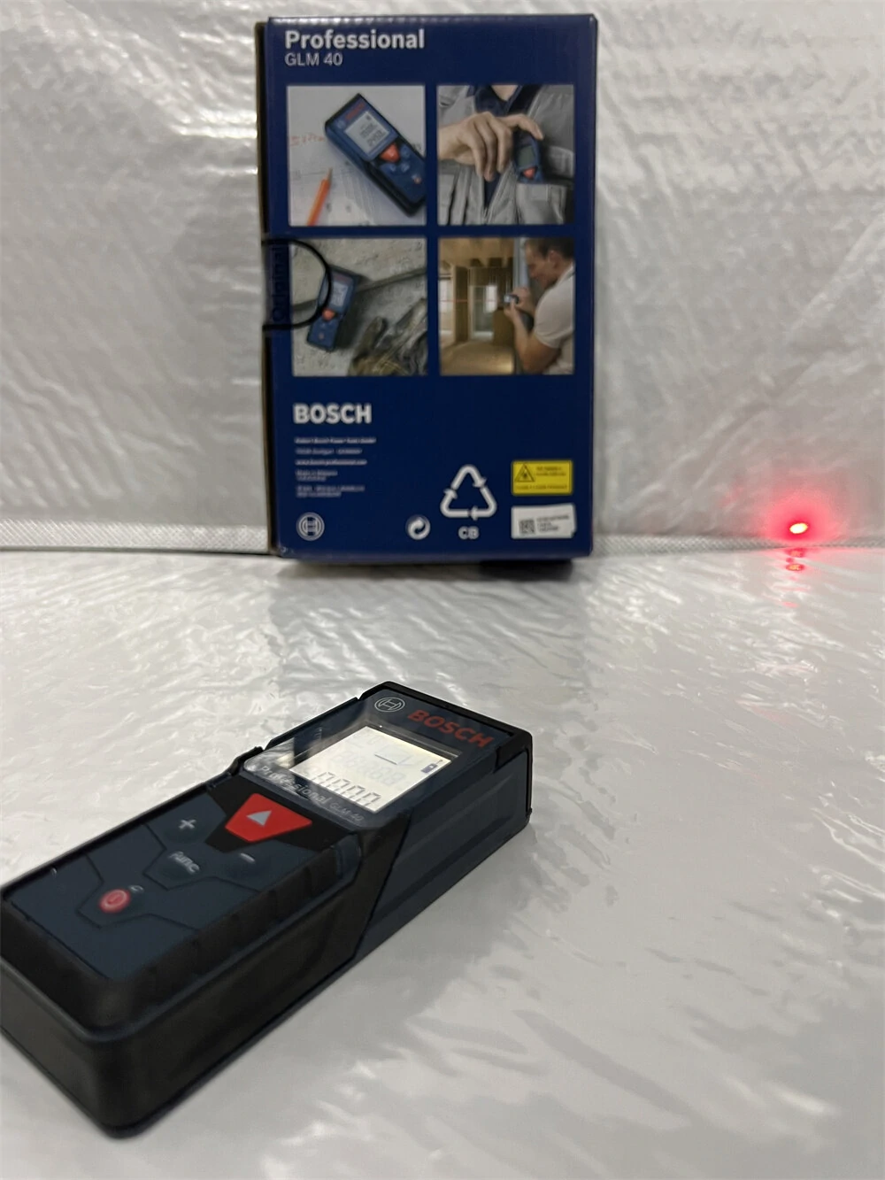 GLM40 Laser Rangefinder 40 Meters High Precision 40M Laser Rangefinder Portable Laser Measuring Tape Measuring Ruler — view 5