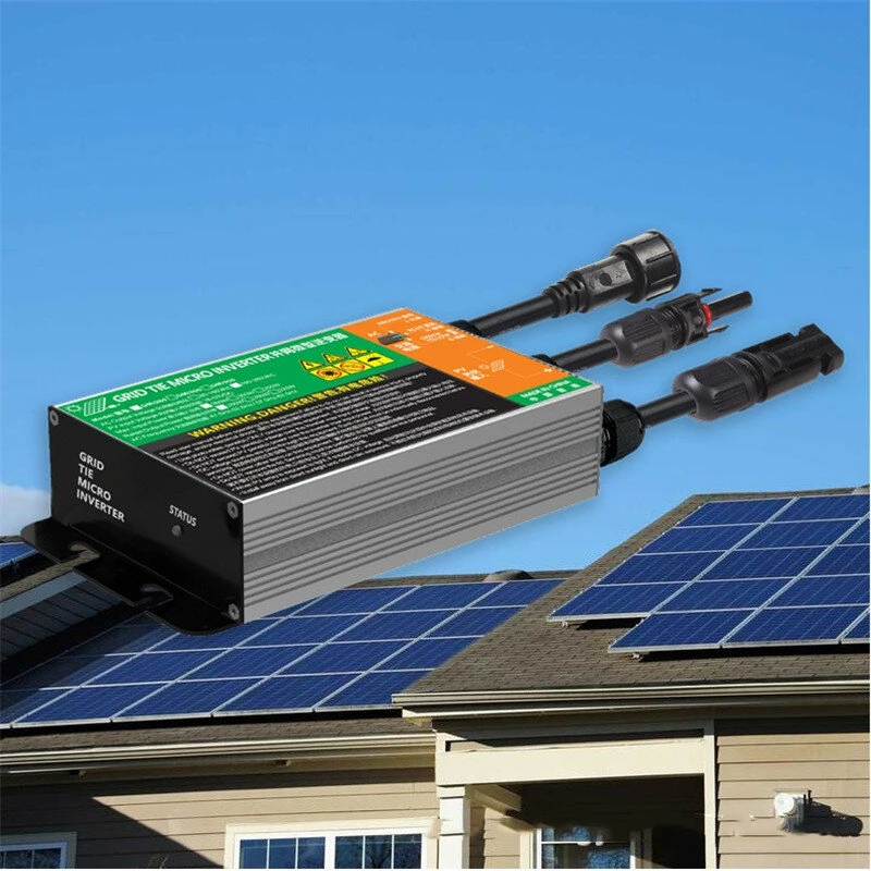 GMI 300W 110/230V Micro Inverter Smart Grid-Connected Solar Power Inverter for Balcony Power Plant MPPT Output Inverter — view 3