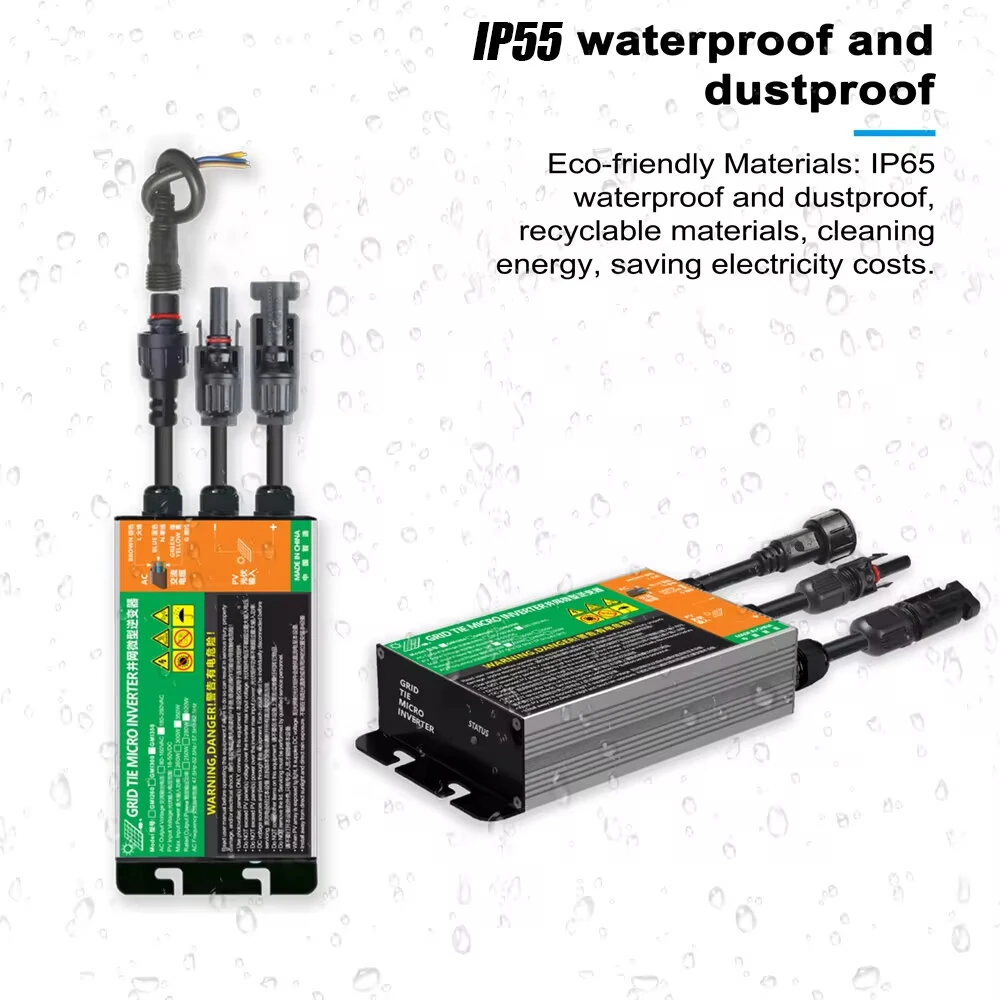 GMI 300W 110/230V Micro Inverter Smart Grid-Connected Solar Power Inverter for Balcony Power Plant MPPT Output Inverter — view 4