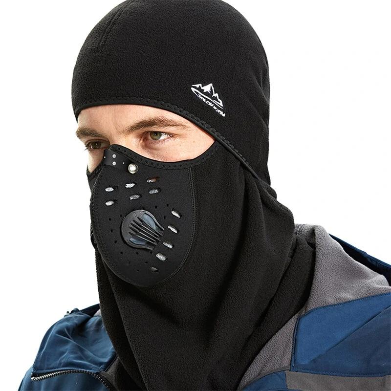 Golovejoy Winter Warm Cycling Helmet Hi-tech Breathable Fabric Soft Windproof Face Mask for Riding Hiking Skiing Camping — Golovejoy