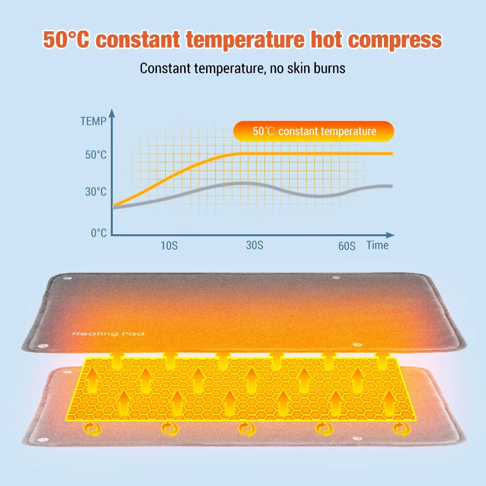 Graphene Heating Pad Intelligent Constant Warmth Hand And Leg Warmer Waist And Back Hot Compress Electric Heating Blanket — view 8