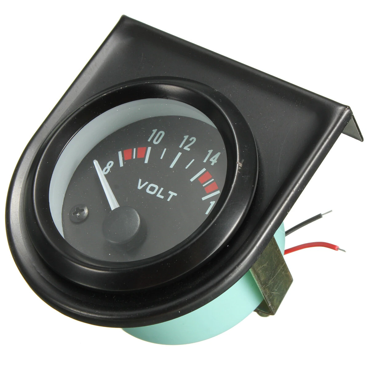 Green Shell 2 52mm Car Voltage Gauge Voltmeter Universal Pointer Voltmeter Automotive Automatic Measuring Range — Pricio