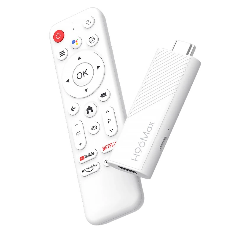 H96Max 2+16G H313 Smart TV Stick Android 10.0 3D 4K UHD Support WiFi6 & BT5.0 Media Player Google TV Receiver Set Top Box — Pricio