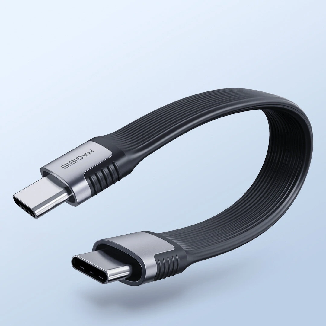 Hagibis USB4 Data Cable 40Gbps USB C to C Short Cable PD 240W 8K 60Hz for TB3/4 15 Pro Max SSD Power Bank — Hagibis