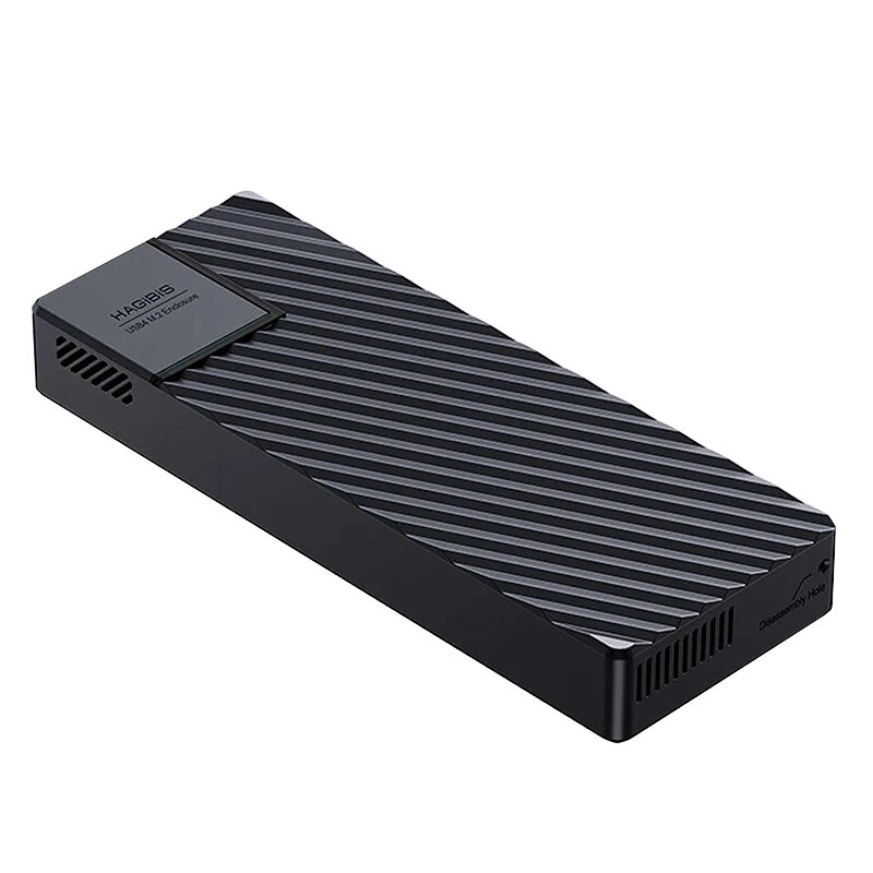Hagibis XL-UD1101 USB 4.0 40Gbps M.2 NVMe SSD Enclosure Compatible with Thunderbolt 4/3 USB 3.2/3.1/3.0 ASM2464 Built-in Cooling Fan External Hard Drive Case — view 2