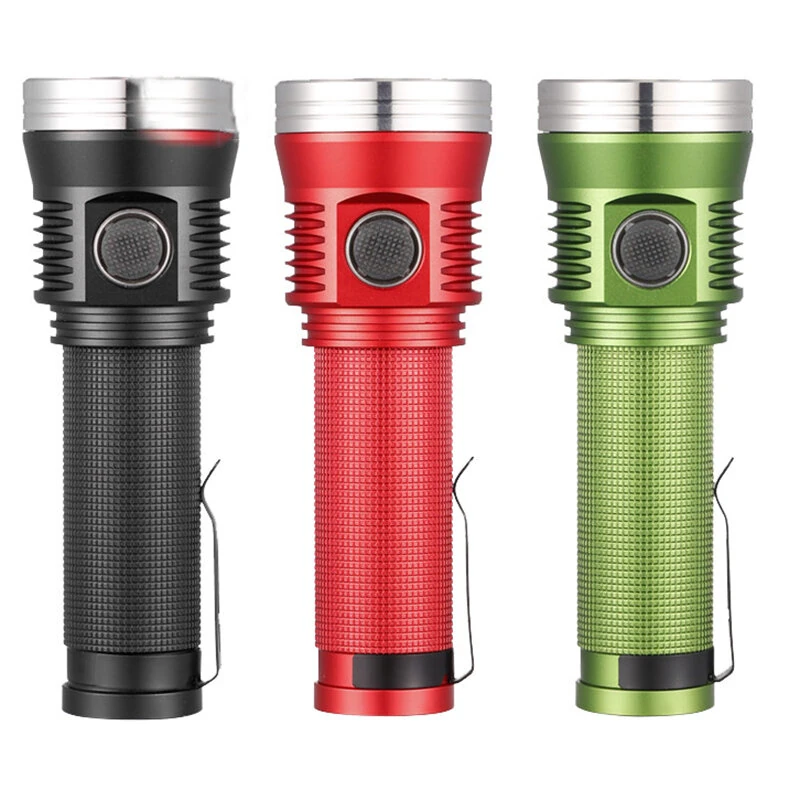 Haikelite AK01 6000LM Powerful Flashlight 750m Long Range Type-C USB Charging LED Torch 21700 High Power Camping Lantern — HAIKELITE