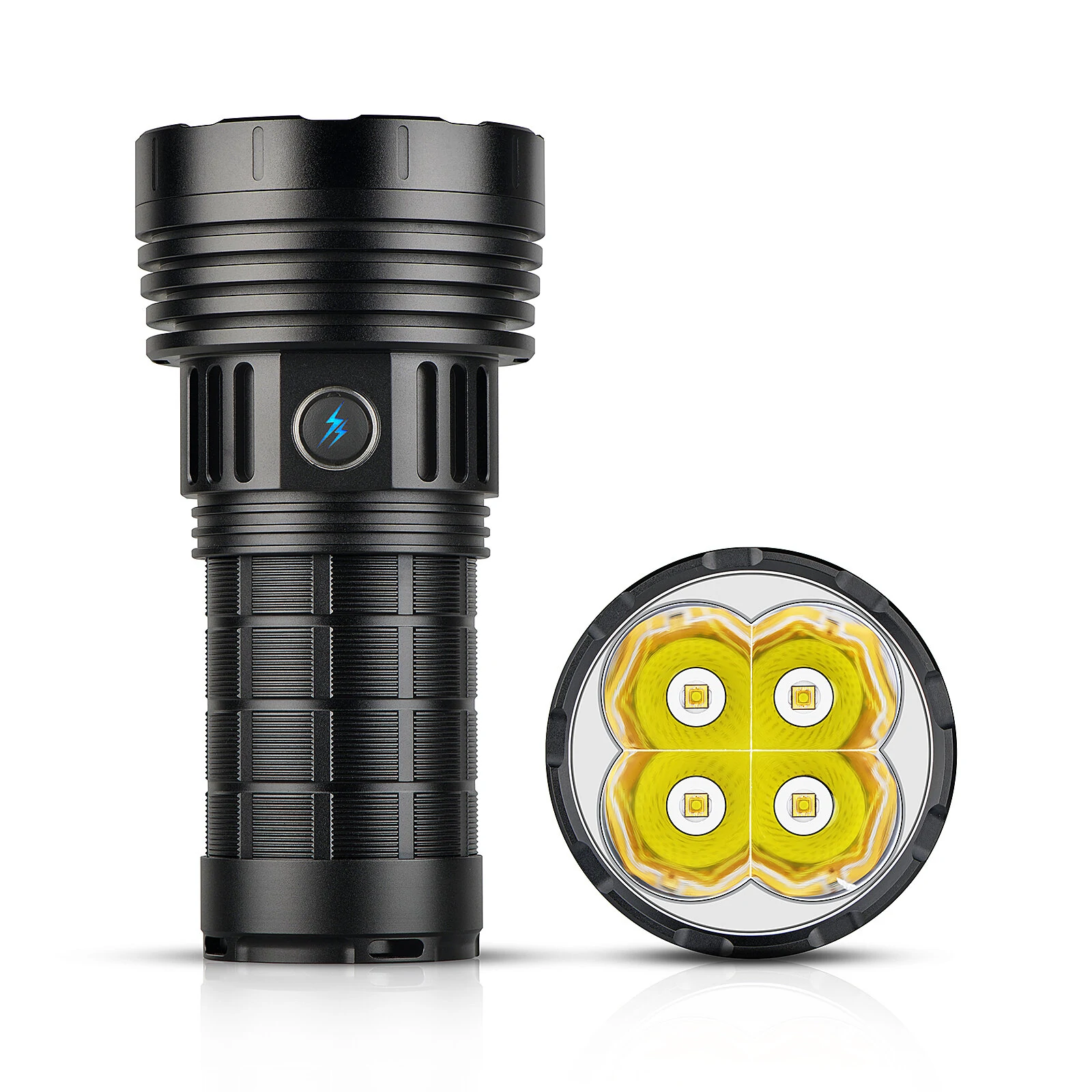 HAIKELITE HG50 4*G50 LED High Powered 21700 Flashlight Type-C Rechargeable Powerful Portable LED Torch for Outdoor Hiking Camping Hunting Fishing — view 4