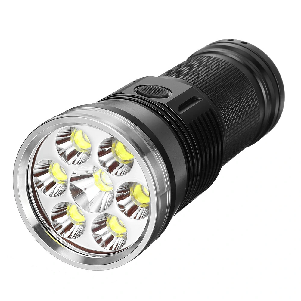 HAIKELITE HK07 XPH50.2 23000LM 6500K 7 LED Flashlight Super Bright 6 Modes Type-C Charging Searchlight Power Bank — view 2