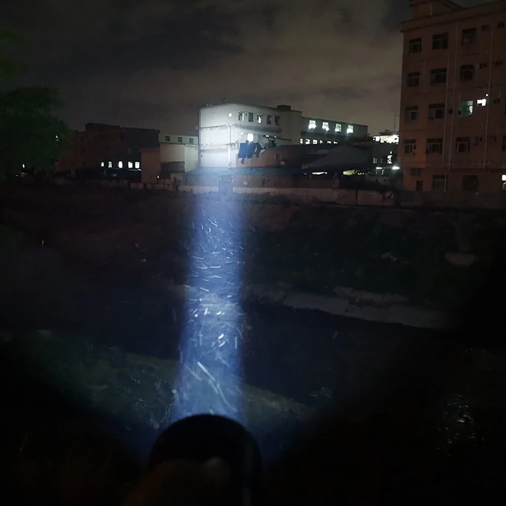 HAIKELITE HK90S G90 5000LM High Lumen LED Flashlight 1100M Long Shoot LED Torch Powered By 18650 Battery — view 11