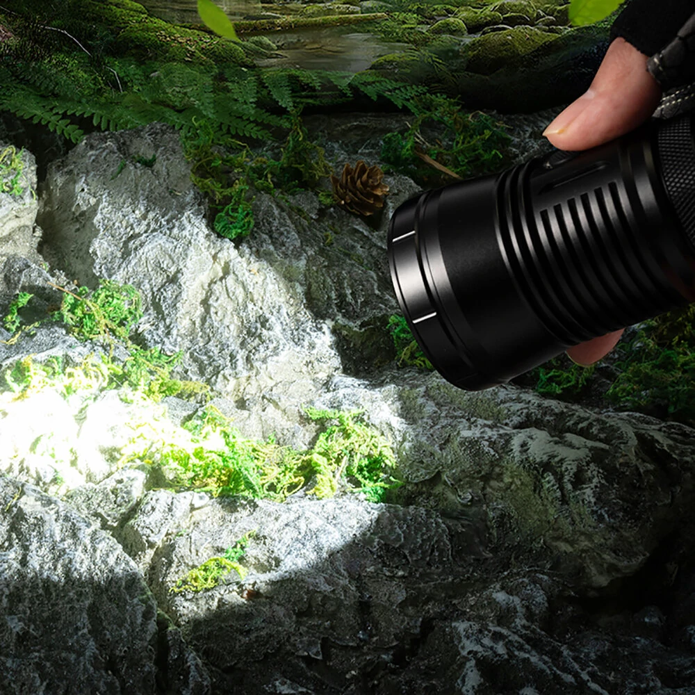 HAIKELITE HK90S G90 5000LM High Lumen LED Flashlight 1100M Long Shoot LED Torch Powered By 18650 Battery — view 9