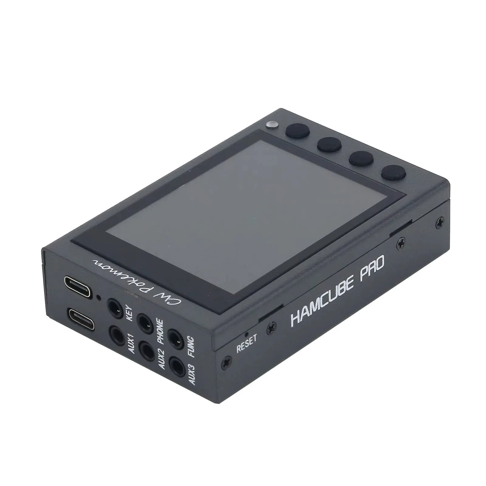 HAMCUBE PRO HAM CW Trainer Morse Code Trainer 2.8 Inch Screen 16M Chinese And English Decoding Type-C 10h Battery Portable Metal Shell OTG PC Phone Control — view 2