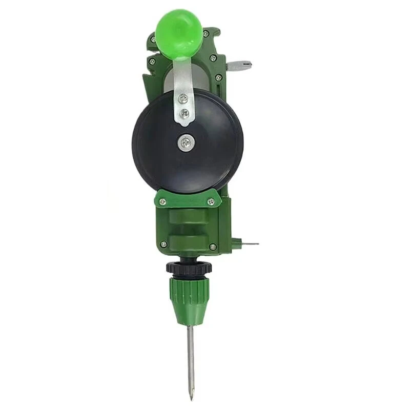 Hand Crank Hole Puncher Manual Drill Multi Purpose Tool for Wood Glass Sharpening Lightweight Portable Metal ABS Construction — view 9