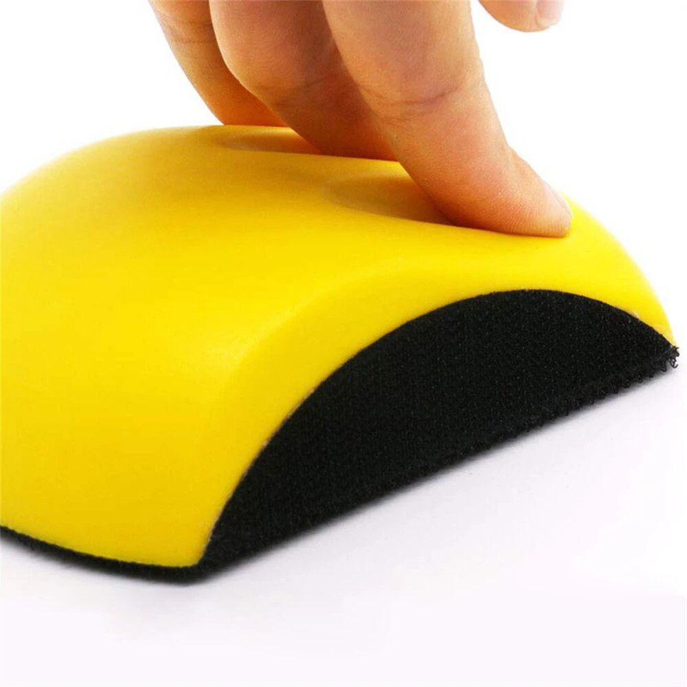 Hand Sanding Sticky Disc Polishing Disc Self-adhesive Flocking Sandpaper Disc Polishing Disc Portable Polishing Disc Sanding Block — Hand