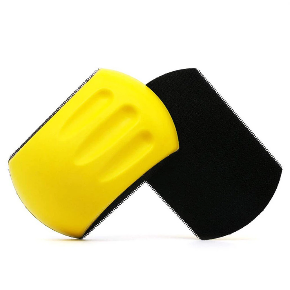 Hand Sanding Sticky Disc Polishing Disc Self-adhesive Flocking Sandpaper Disc Polishing Disc Portable Polishing Disc Sanding Block — view 4