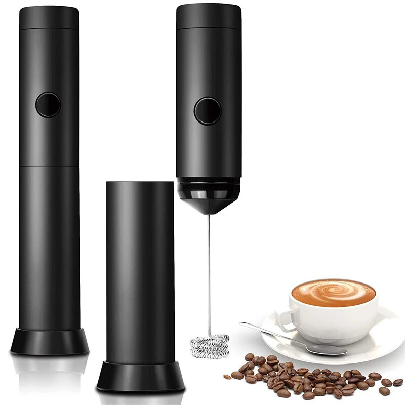 Handheld Milk Frother Automatic Electric Cream Mixer Handheld Egg Mixer Portable Foam Maker Compact Whisk Drink Mixer Mini Foamer for Cappuccino Coffee — Pricio