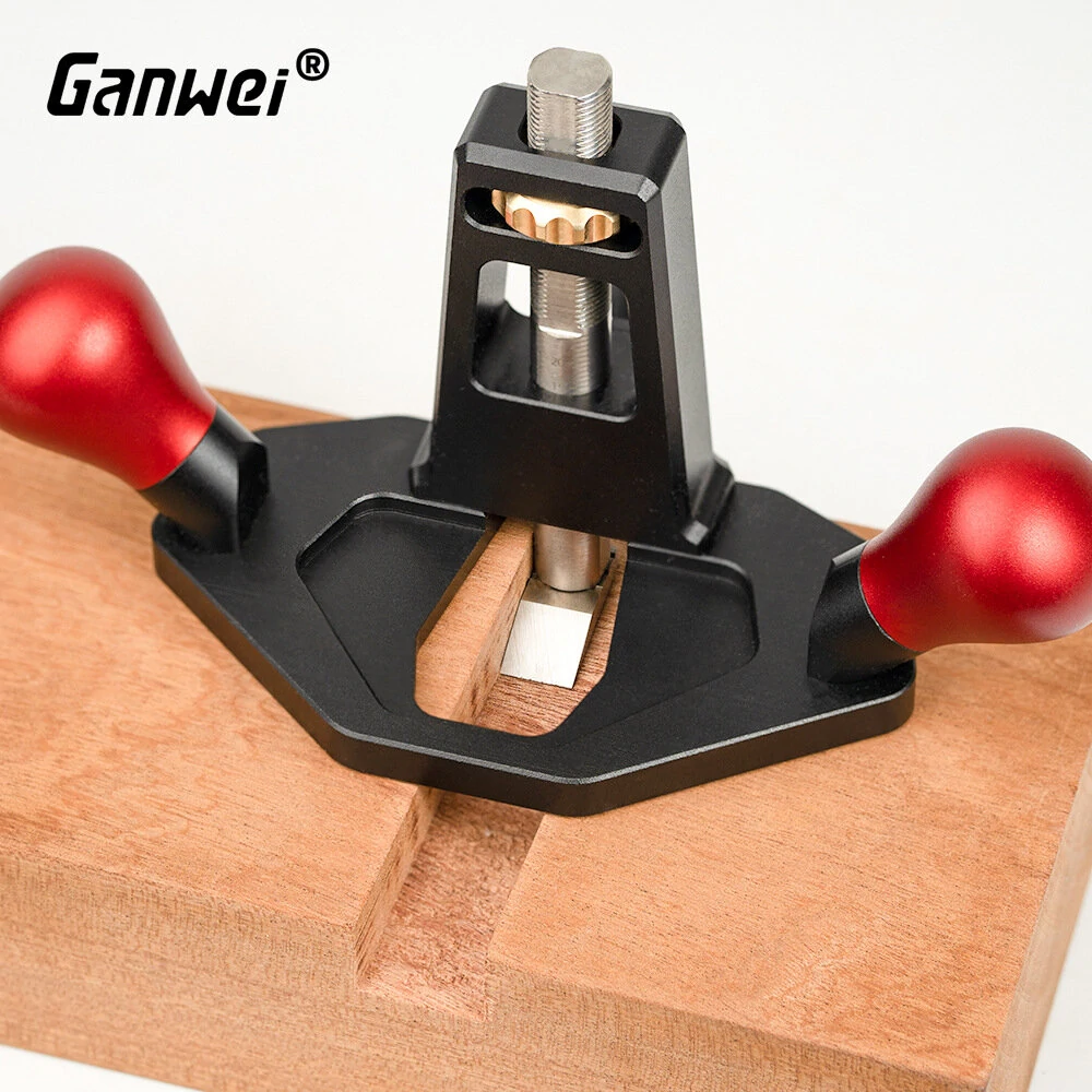 Handheld Router Planer Convenient Depth Adjustment Woodworking Router Plane for Right Angle Tenon Shoulder Trimming Slotting — view 3