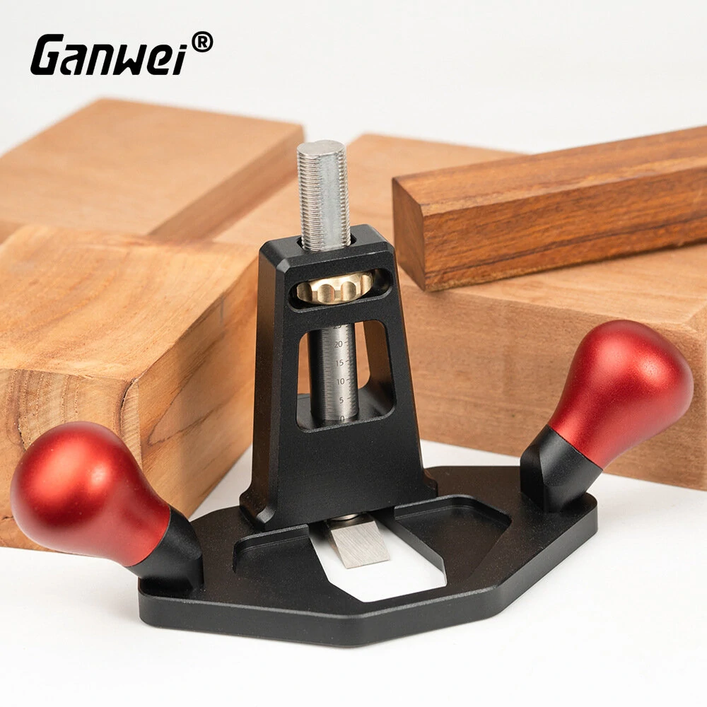 Handheld Router Planer Convenient Depth Adjustment Woodworking Router Plane for Right Angle Tenon Shoulder Trimming Slotting — view 4