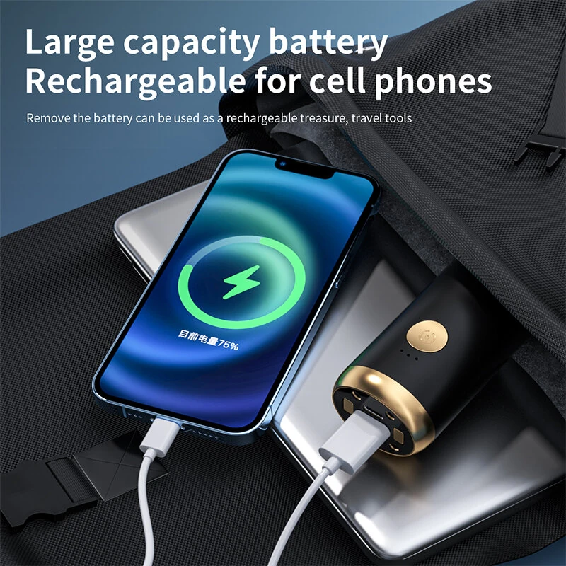 Handheld Vacuum Cleaner P9 Car Vacuum Cleaner 6000mah Wireless Mini Portable Household Multi-Functional with Flashlight, USB Rechargeable Vacuum Cleaner — view 7