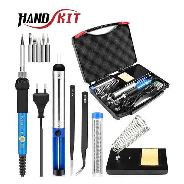 Handskit 110V/220V 60W/90W Adjustable Temperature Soldering Iron Set For cutting, Welding, Repair Welding — Handskit