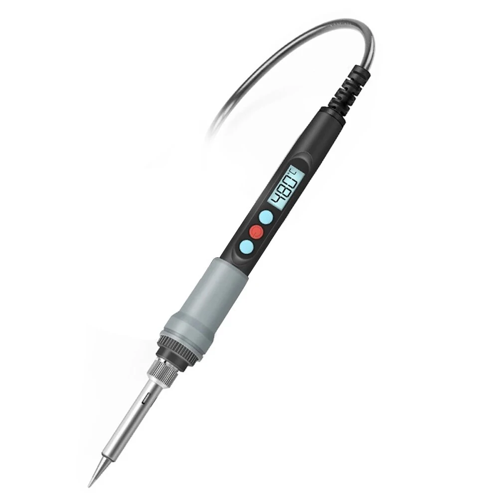 Handskit 90W 220V Adjustable Temperature Electric Soldering Iron Set Support for Repairing Electronic Tools — view 5