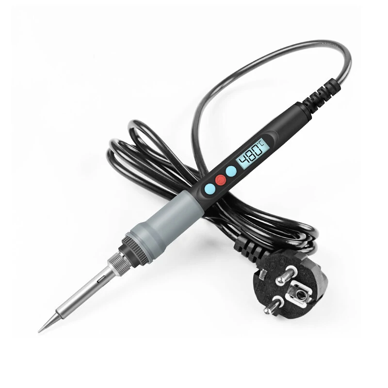 HANDSKIT SI926 90W Digital Adjustable Temperature Electric Soldering Iron Kit for BGA SMD PCB IC Repair Without Spare Tip — HANDSKIT