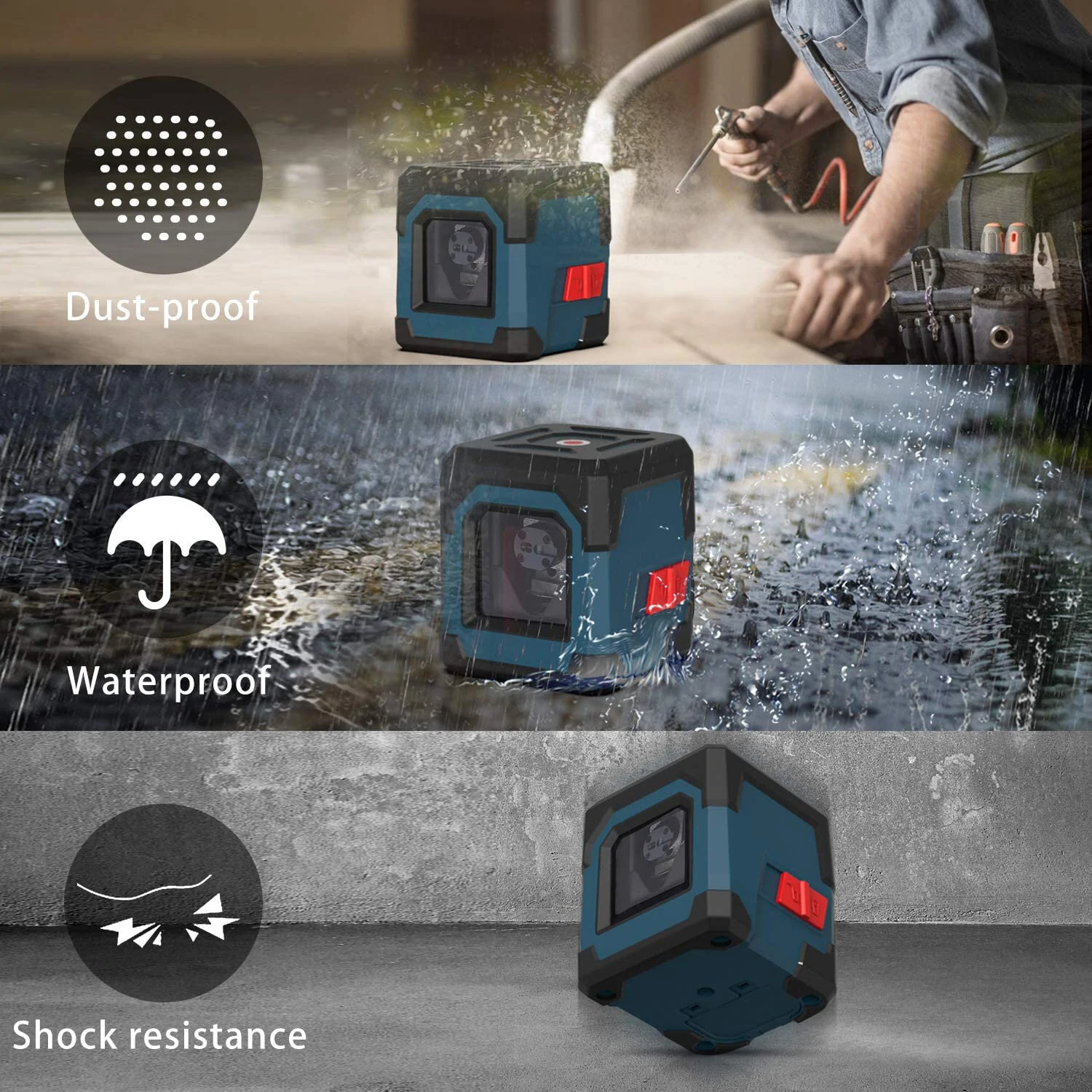 HANMATEK Cross-line Laser Level LV1/LV1G for Precision Work — view 7