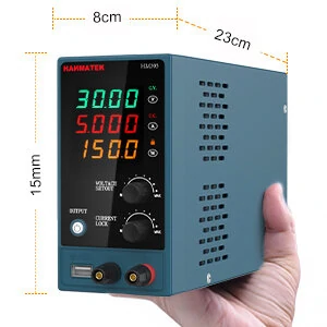 HANMATEK HM305 Direct Current Power Supply Dual USB Output 0-30V 0-5A Precision Control Compact Design High-Efficiency Charging — view 4