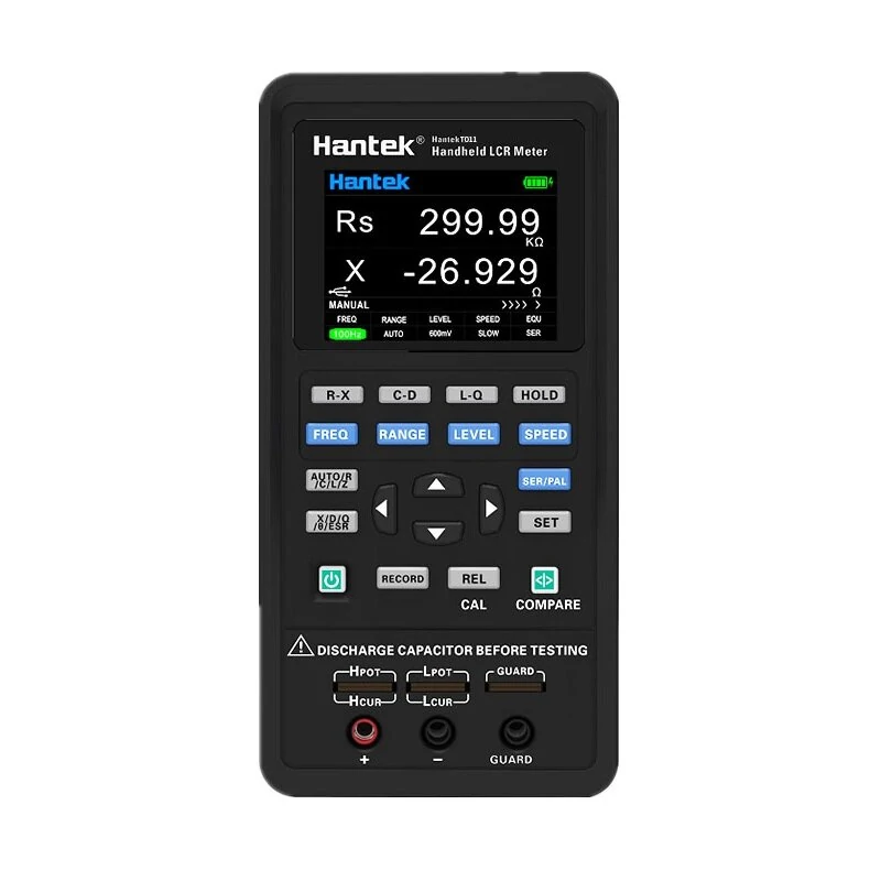 Hantek Digital LCR Meter Portable Handeld Inductance Capacitance Resistance Measurement Tester Tools — HANTEK
