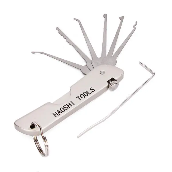 HAOSHI Foldable Door Lock Opener Locksmith Tool Lock Pick Set — DANIU
