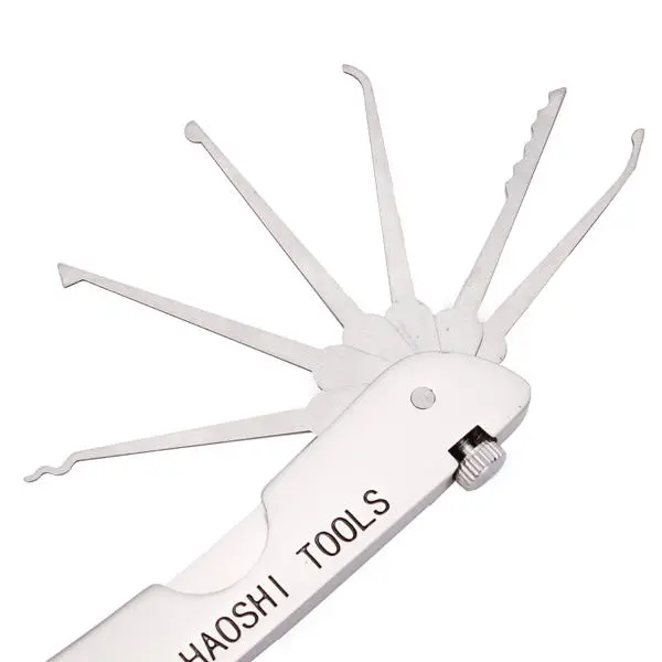 HAOSHI Foldable Door Lock Opener Locksmith Tool Lock Pick Set — view 4