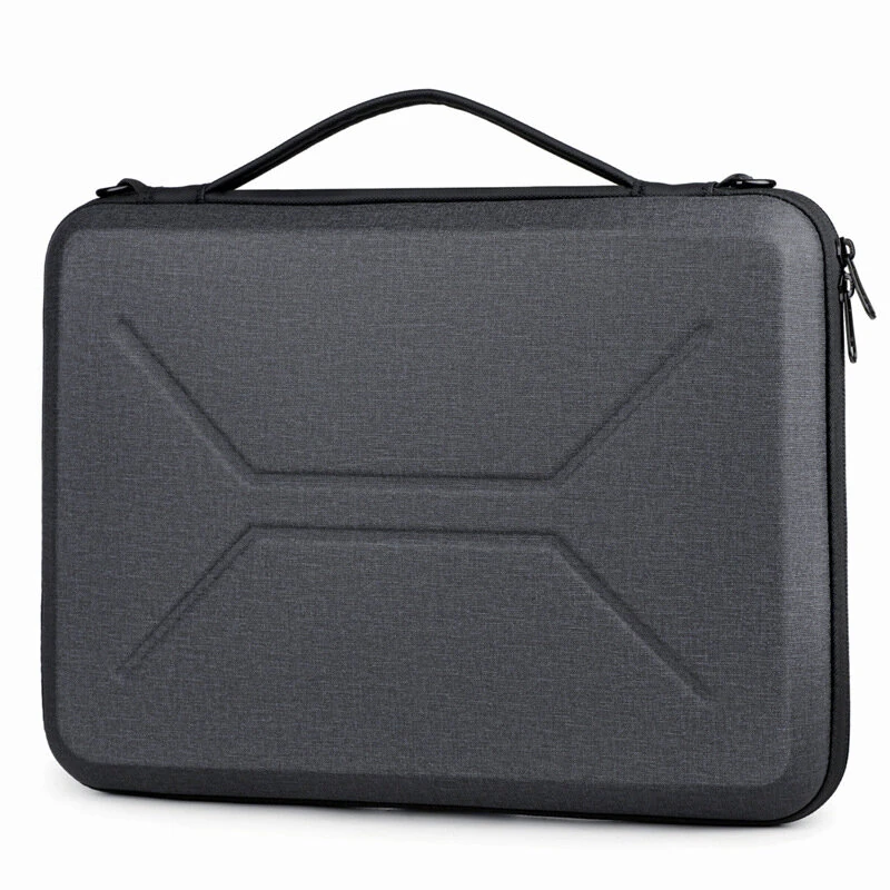 Hard Shell EVA Laptop Sleeve 13.3 Inch Shockproof Waterproof Tablet Carrying Case with Shoulder Strap Travel Organizer Bag for PS5 Drone Accessories — view 3
