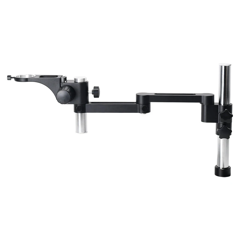 HAYEAR Articulating Arm Clamp Microscope Bracket 76mm 50mm Focusing Holder For Stereo Microscope Monocular lens Camera — HAYEAR