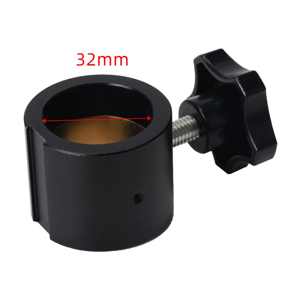 HAYEAR Microscope Accessories Set Microscope Stand Ring Adapter Monocular Lens Holder Compatible 25mm 32mm 50mm Metal Industrial Stereo Microscope Precision Focusing Adjustable Arm Display Mount — view 6
