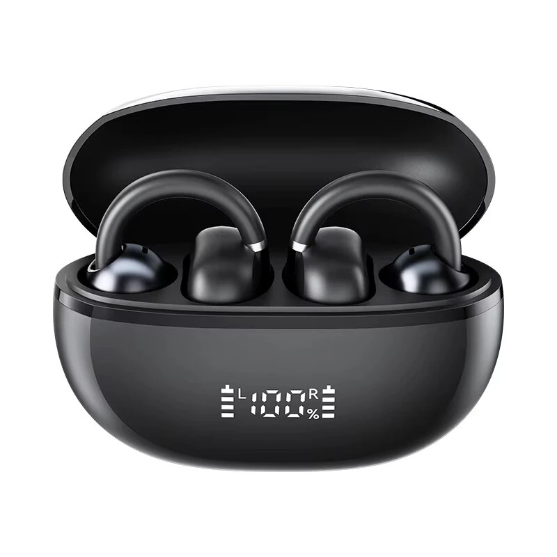 HAYLOU Airfree TWS Earclips Earbuds bluetooth 5.4 Earphone 360° Spatial Audio Directional AI Call Noise Reduction 28H Playback LED Digital Display Sports Headphones